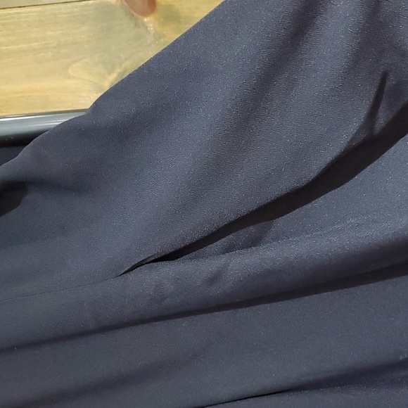 80s BLACK WHITE LONG SLEEVE JUMPER, WIDE LEG, SIZE 10 JUMPSUIT, ROMPER - Picture 4 of 9